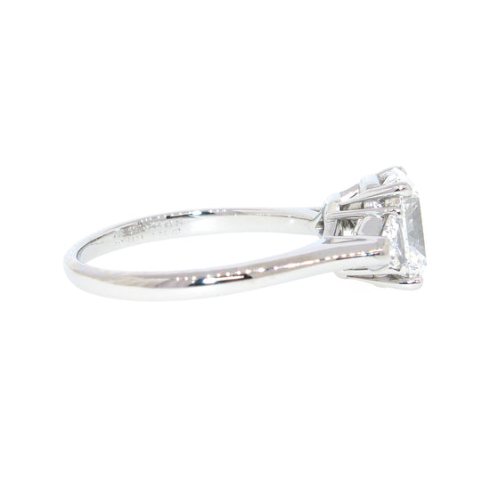 Tiffany & Co. Diamond Solitaire Engagement Ring Platinum 950 Lucida Cut  .33ct - Wilson Brothers Jewelry